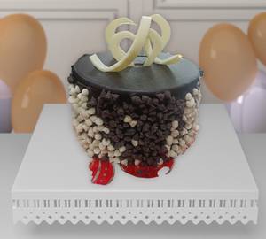 Helf pound choco chips cake