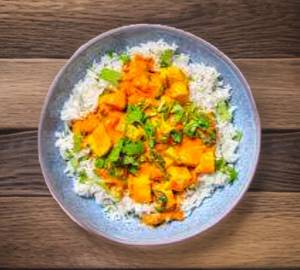 Paneer butter masala rice bowl 