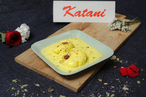 Kesar Rasmalai [2 Pieces]