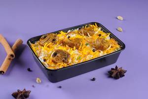 Lucknowi Mini Mushroom Biryani