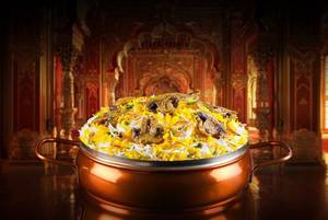 Taj-e-Khumb Biryani (Mushroom Biryani - Serves 2)