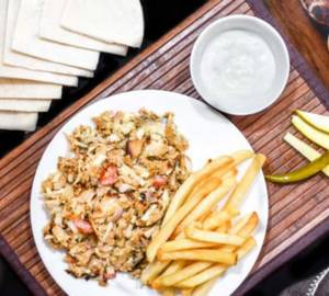 Rumali plate shawarma