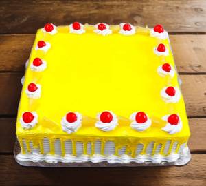 Mawa Cream Cake. Cake decoration may vary from displayed.