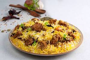Hyderabadi Dum Mutton Biryani (Boneless) (Spicy) - Serves 1