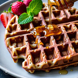 2 Pcs Honey Butter Millet Waffle[mc] 2 Pcs