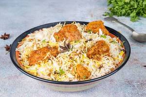 Lucknowi Chicken Dum Biryani (Boneless) - Serves 1