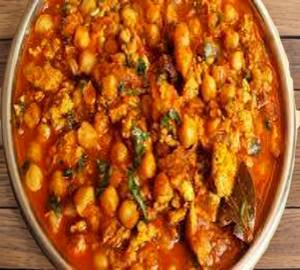 Double Egg Chana Masala