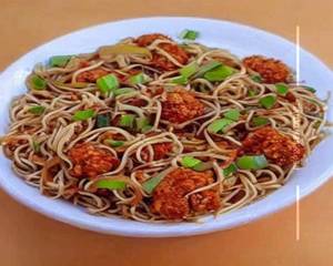 Veg Manchurian Noodles