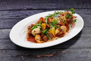 Mushroom Chilli Dry
