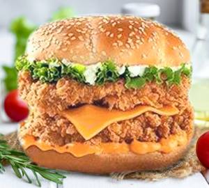 Double Crunch Chicken Burger