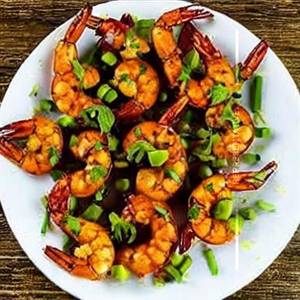 Chilli prawns
