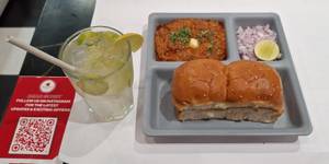 Pav Bhaji + Fresh Lime Soda Mix