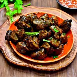 Mutton garlic fry