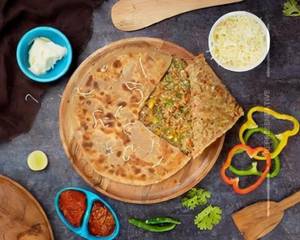 Cheese Capsicum Paratha