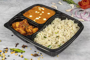 Makhani Dal And Chawal Thali