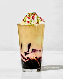 Thandai Milkshake with Vanilla Ice cream