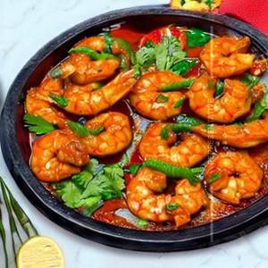 Prawns ginger fry