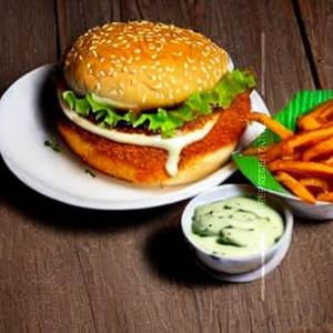 Crispy Fish Cheese Burger