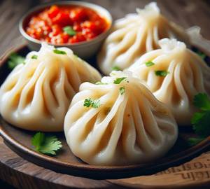 Veg momos(5pcs)