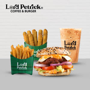 Mutton Rogan Josh Burger+french Fries(r)+3veggie Sticks+cold Coffee(m)