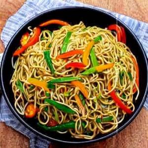 Egg Veg Manchurian Noodles