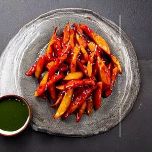 Honey chilli potato