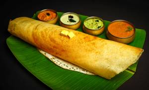 Open Butter Masala Dosa