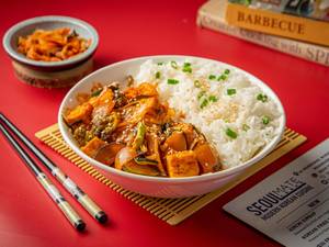Dubu Deopbap (spicy Tofu) Rice Bowl