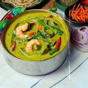 Prawns Green Curry