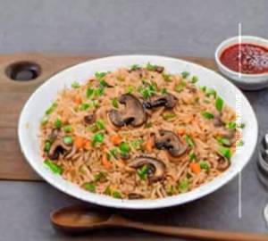 Mushroom Triple Schezwan Fried Rice 