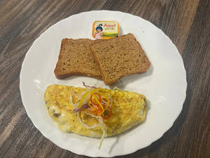 Cheesy Shroom Omelette