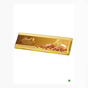 Lindt Gold Tab Milk With Hazelnuts 300G
