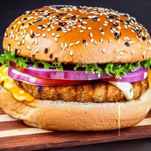 Grilled Steak Chicken Burger