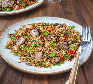 Mushroom fried rice         