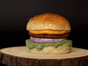 Cheesy Jalapeno Mayo Tikki Filler Burger