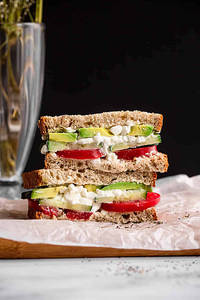 Cottage Cheese  Sandwich Veg