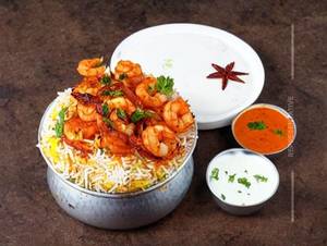 Prawns Fry Biryani