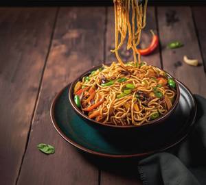 Veg Chaap Chilli Garlic Noodles