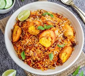 Egg biryani [4 eggs]