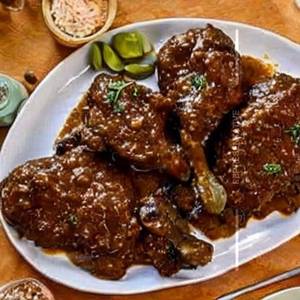 Chicken Steak In Mushroom Sauce