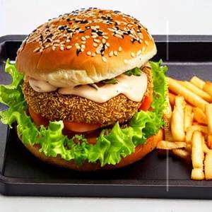 Cheese Bomb Chicken Burger