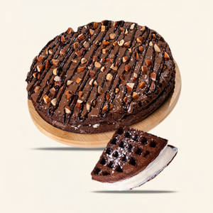 Buy Choco Almond Delight Cake Double Layer - Get 1 Waffle Free