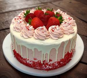 Strawberry Cake Half Kg