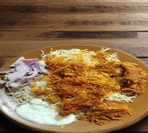 Chicken biryani.