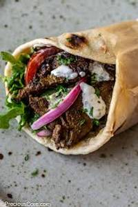 Shawarma Charcoal Roll
