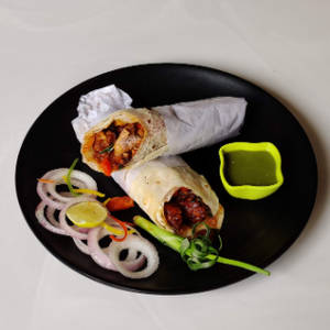 Nimbu Mirch Jheenga Rumali Roll