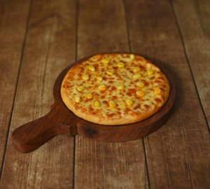 Golden corn pizza