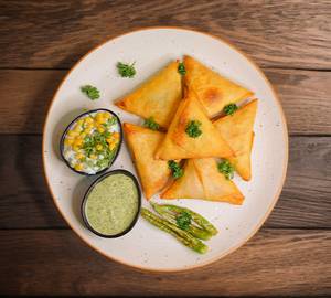 Mutton Keema Samosa (6 Pcs)