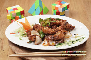 Dry Chilli Prawn (8 Pieces)