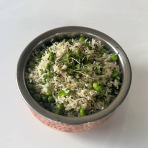 Jeera Mutter Ke Chawal